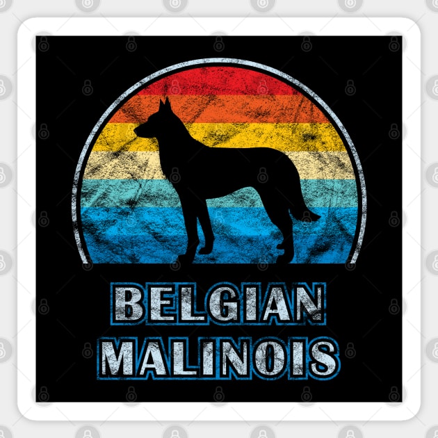 Belgian Malinois Vintage Design Dog Sticker by millersye